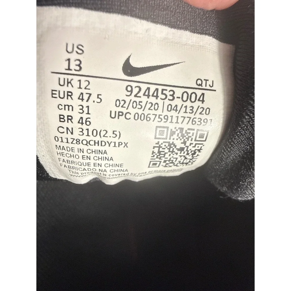 Nike Air VaporMax Plus Triple Black Mens Running Shoes 924453-004 Size 13 - Picture 8 of 10